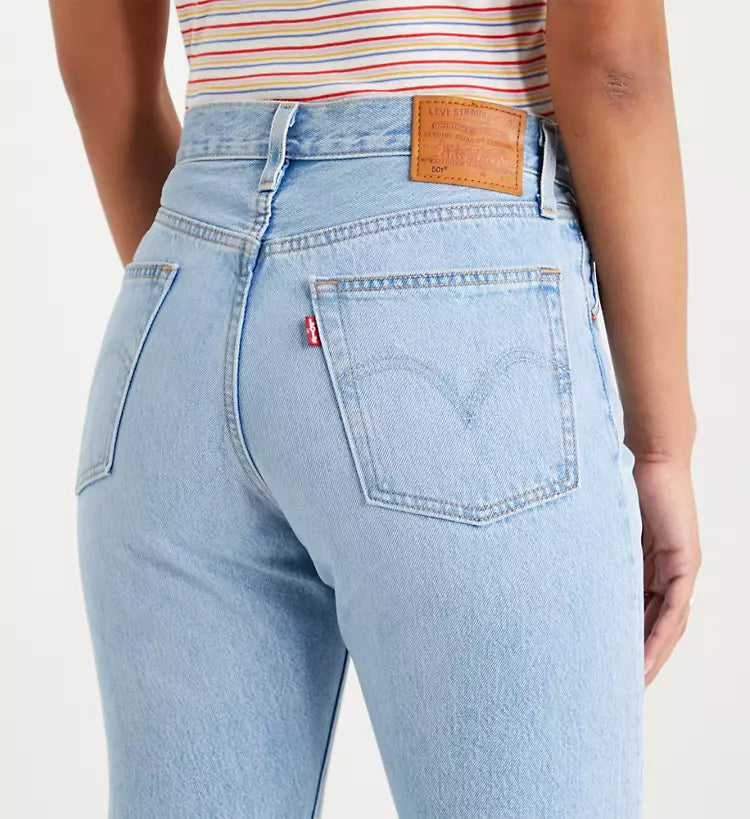 Calça Feminina Jeans Levis 501 Crop 362000124