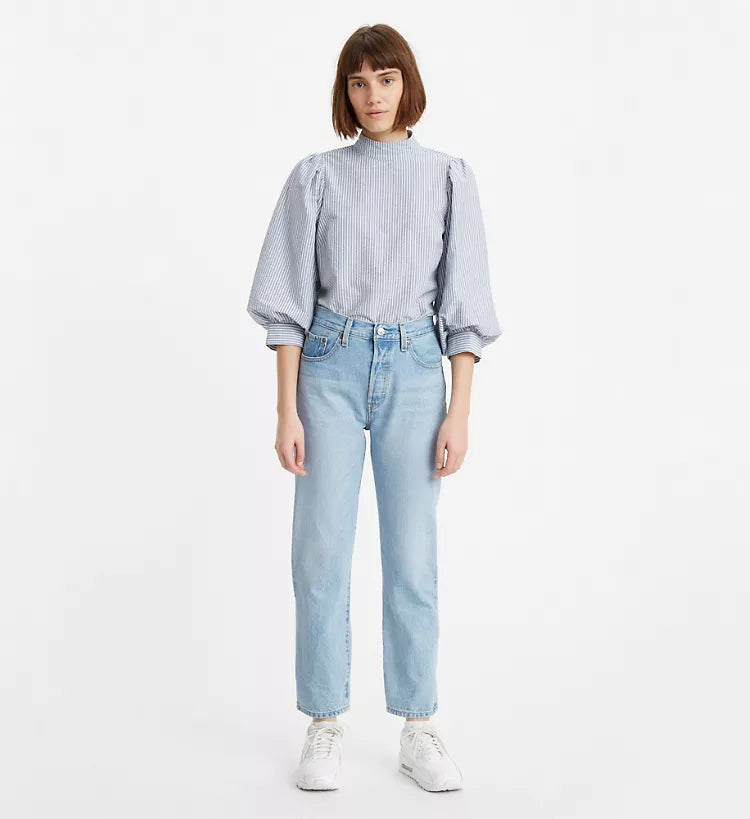 Calça Feminina Jeans Levis 501 Crop 362000124
