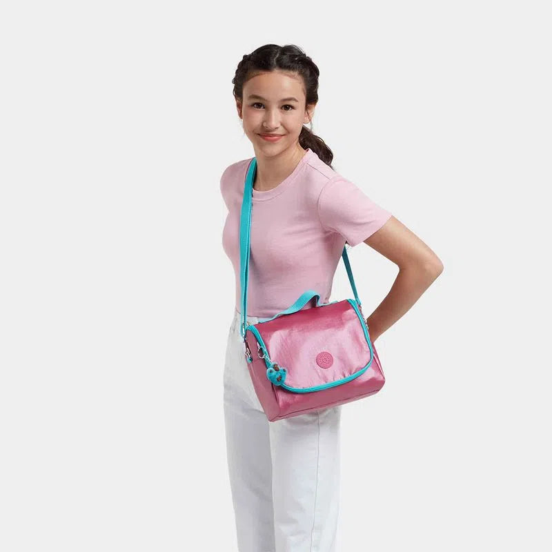 Lancheira New Kichirou Fresh Pink Met Kipling