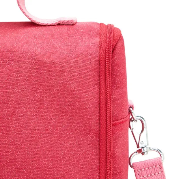 Lancheira New Kichirou Fuchsia Glitter Kipling