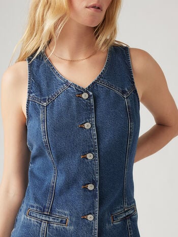 Colete Jeans Longline Levis 000OH0000