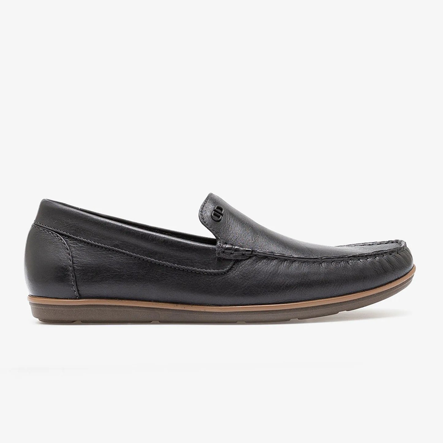 Mocassim Denim Tag Preto Democrata 226102-001