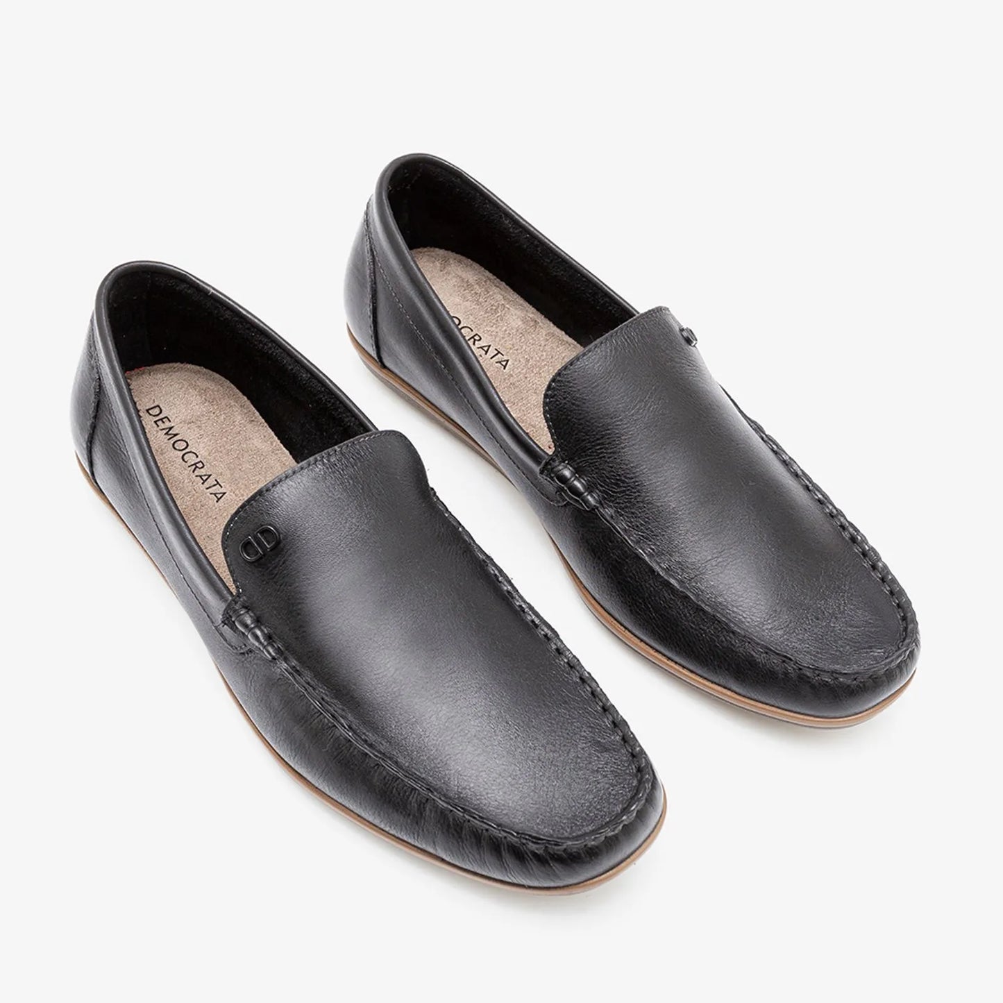 Mocassim Denim Tag Preto Democrata 226102-001