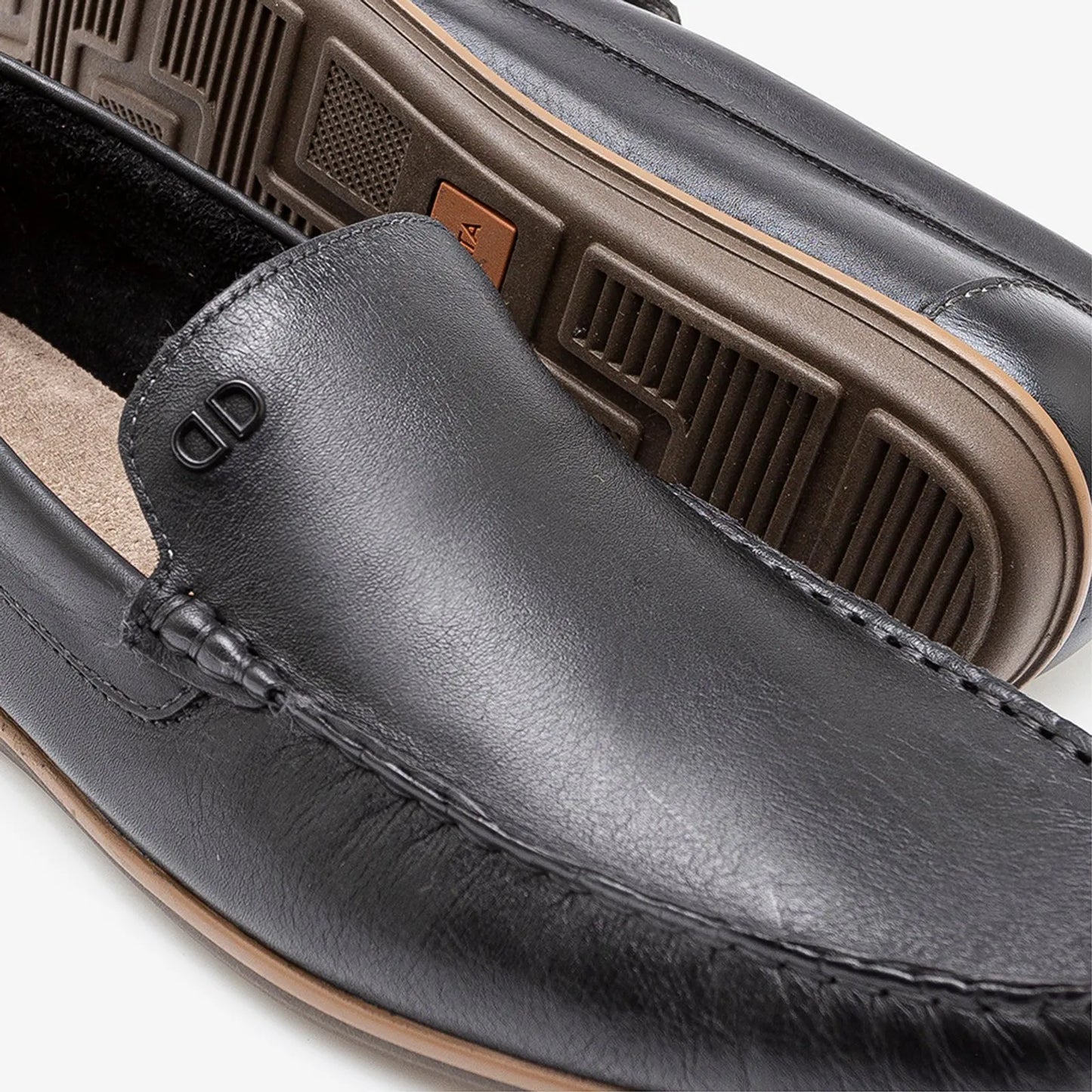 Mocassim Denim Tag Preto Democrata 226102-001