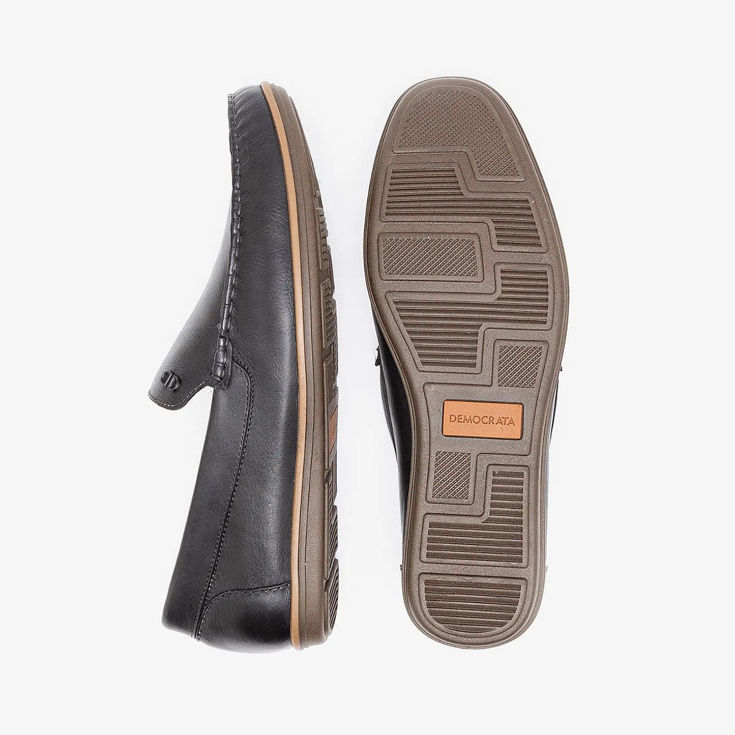 Mocassim Denim Tag Preto Democrata 226102-001