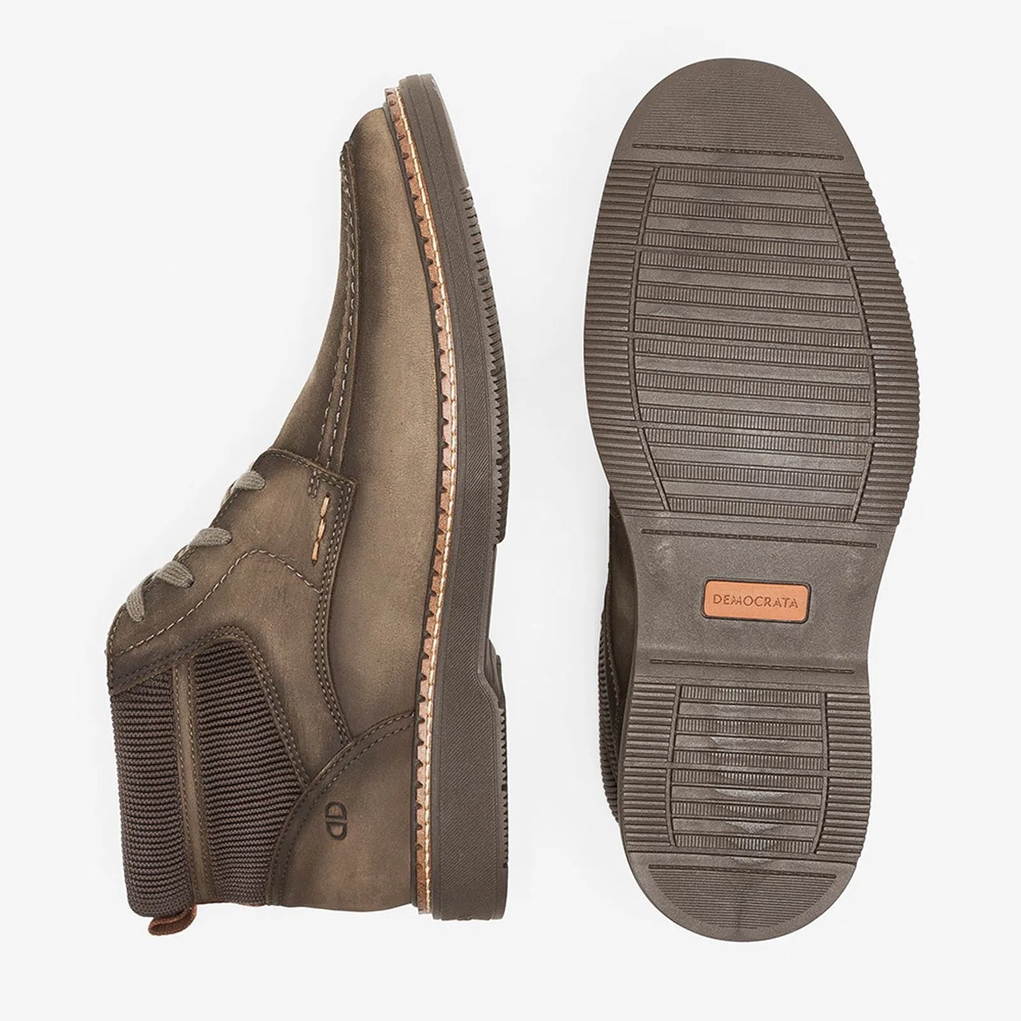 Bota Masculina Garage Lock Bege Democrata