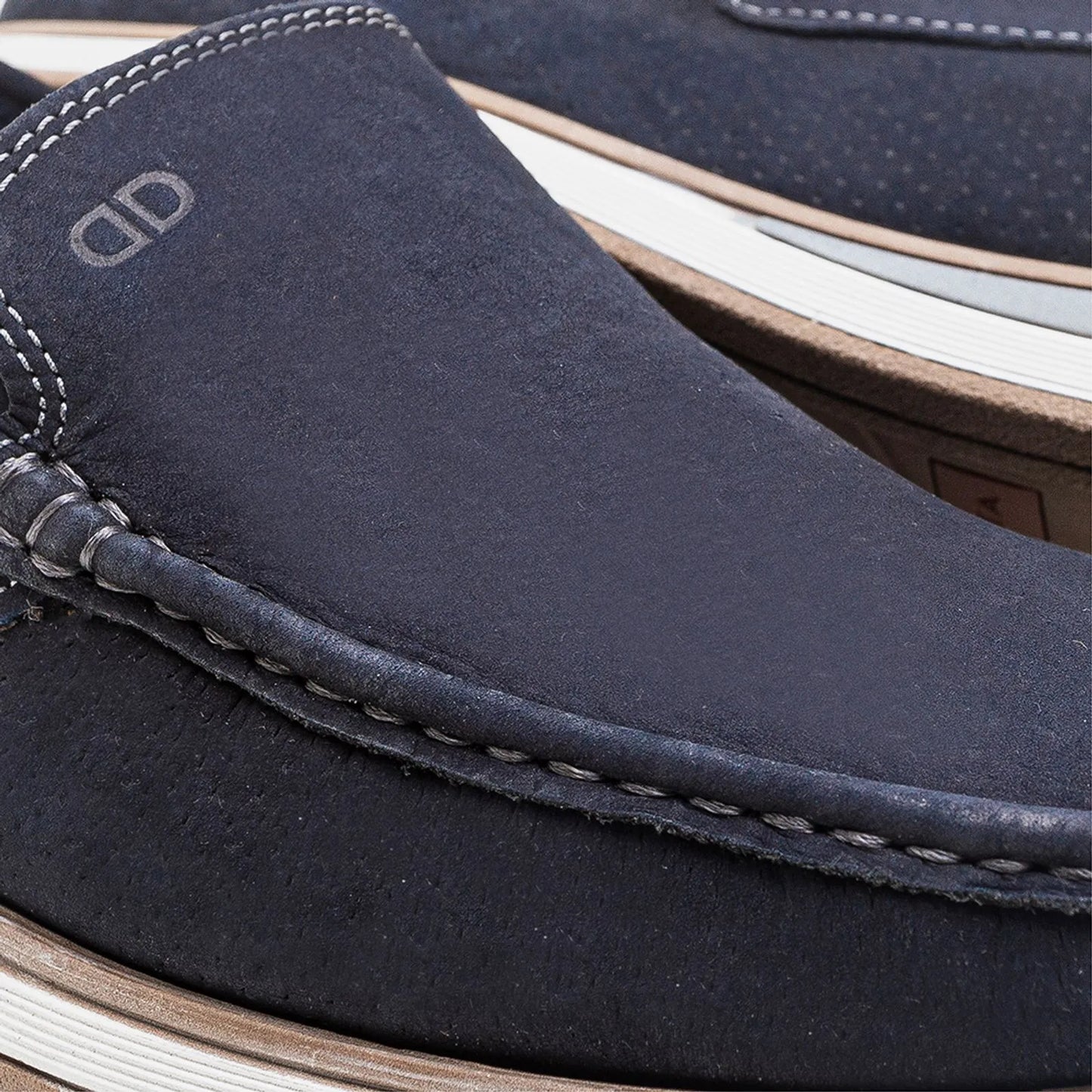 Mocassim Denim Flow Navy Democrata 252101-003