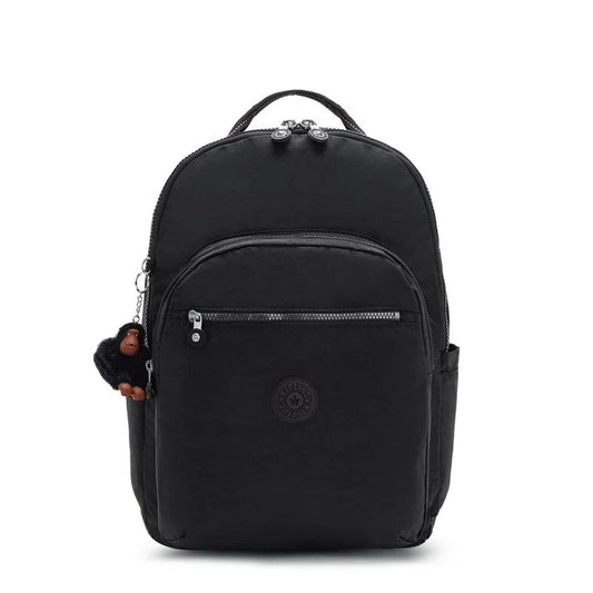 Mochila Seoul Extra Grande Preta Kipling