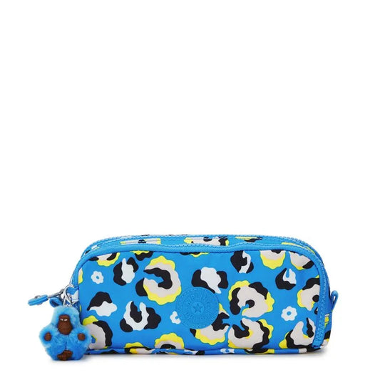 Estojo Gitroy Leopard Floral Kipling