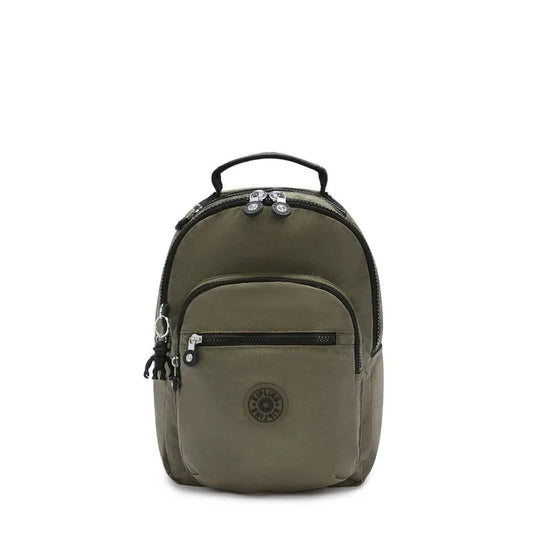 Mochila Seoul S Green Moss Kipling