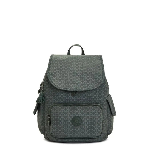 Mochila City Pack S Sign Green Kipling