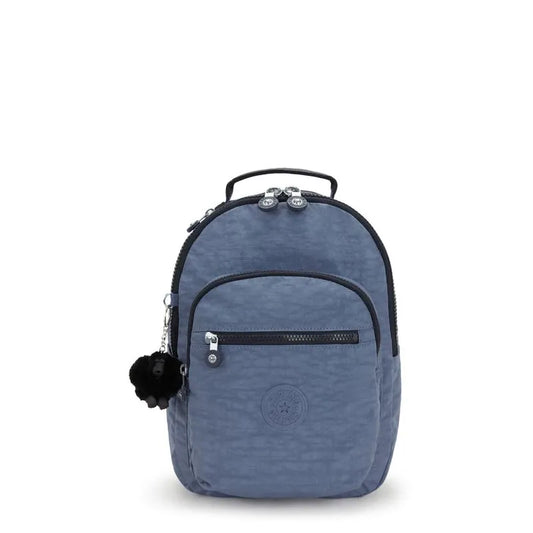 Mochila Seoul Pequena Blue Lover Kipling
