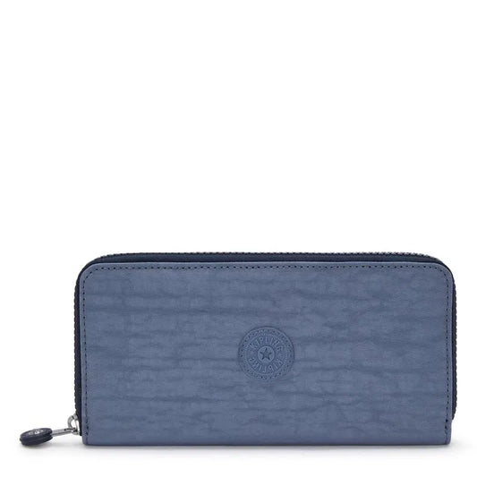 Carteira Money World Blue Love Kipling