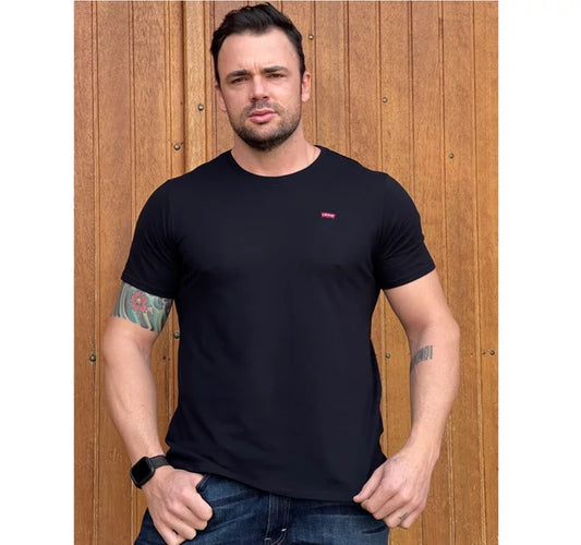 Camiseta Masculina Básica Preta Levis LB0020012