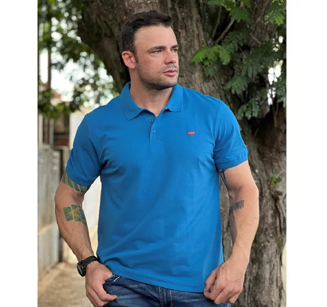 Polo Masculina Azul Levis LB0030122