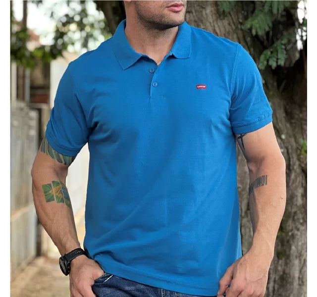 Polo Masculina Azul Levis LB0030122