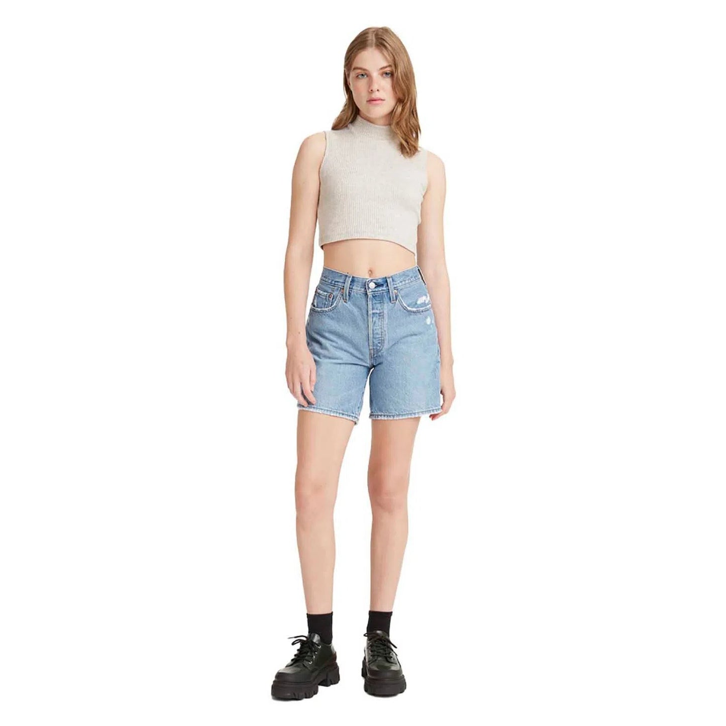 Short Feminino Jeans Levi's 501 Mid Thigh 858330024