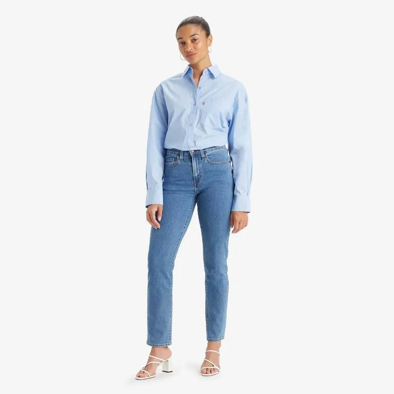 Calça Feminina Jeans Levis 724 High Rise Straight