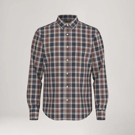 Camisa Masculina Manga Longa Xadrez Levis