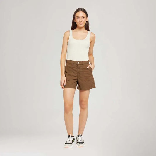 Bermuda Feminina Levis Utility Marrom