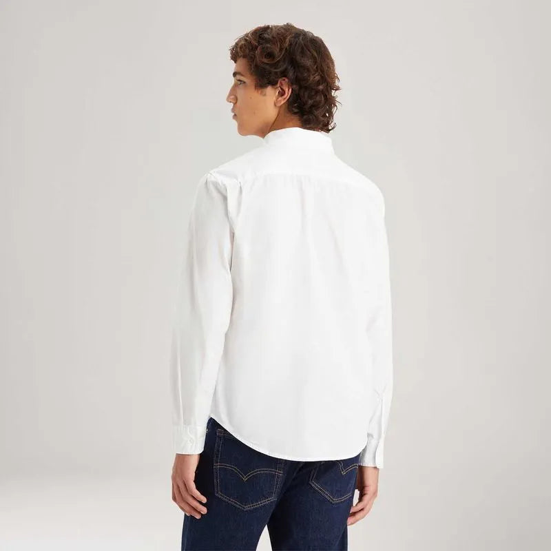 Camisa Levis Classic Standard Branca Manga Longa