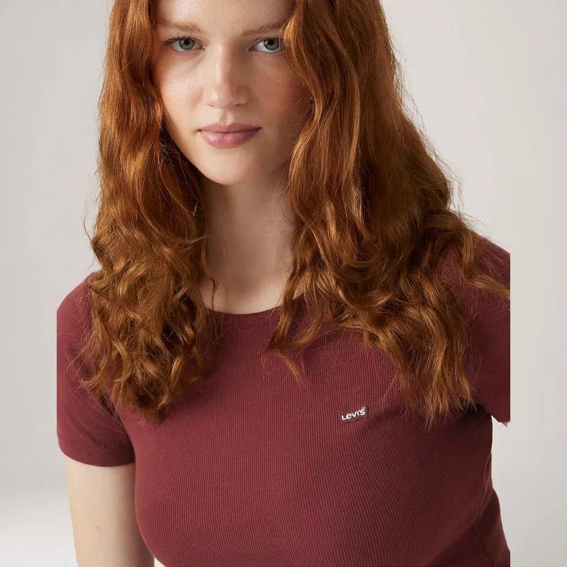 Blusa Canelada Levis Hayes Vinho 001J30017