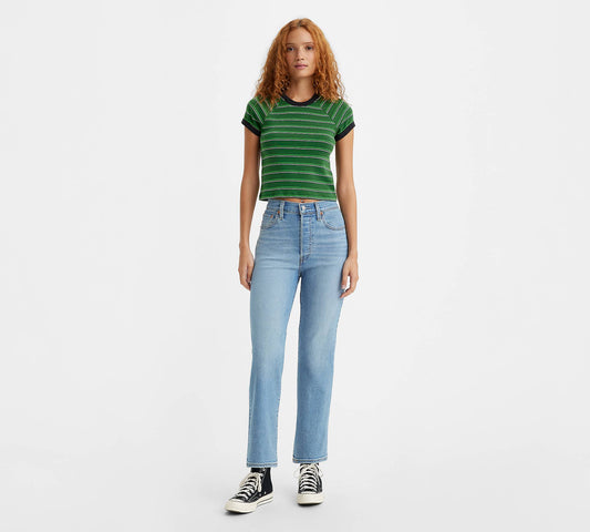 Calca Feminina Levis Ribcage Straight Ankle 726930165