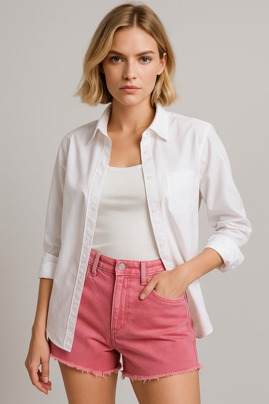 Short Feminino Levis 501 Rosa Médio 563270329