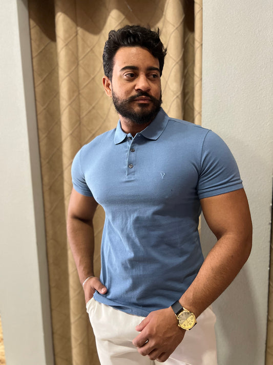 Polo Masculina Piquet VR