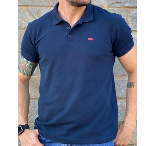 Polo Masculina Básica Azul Marinho Levis LB0030008