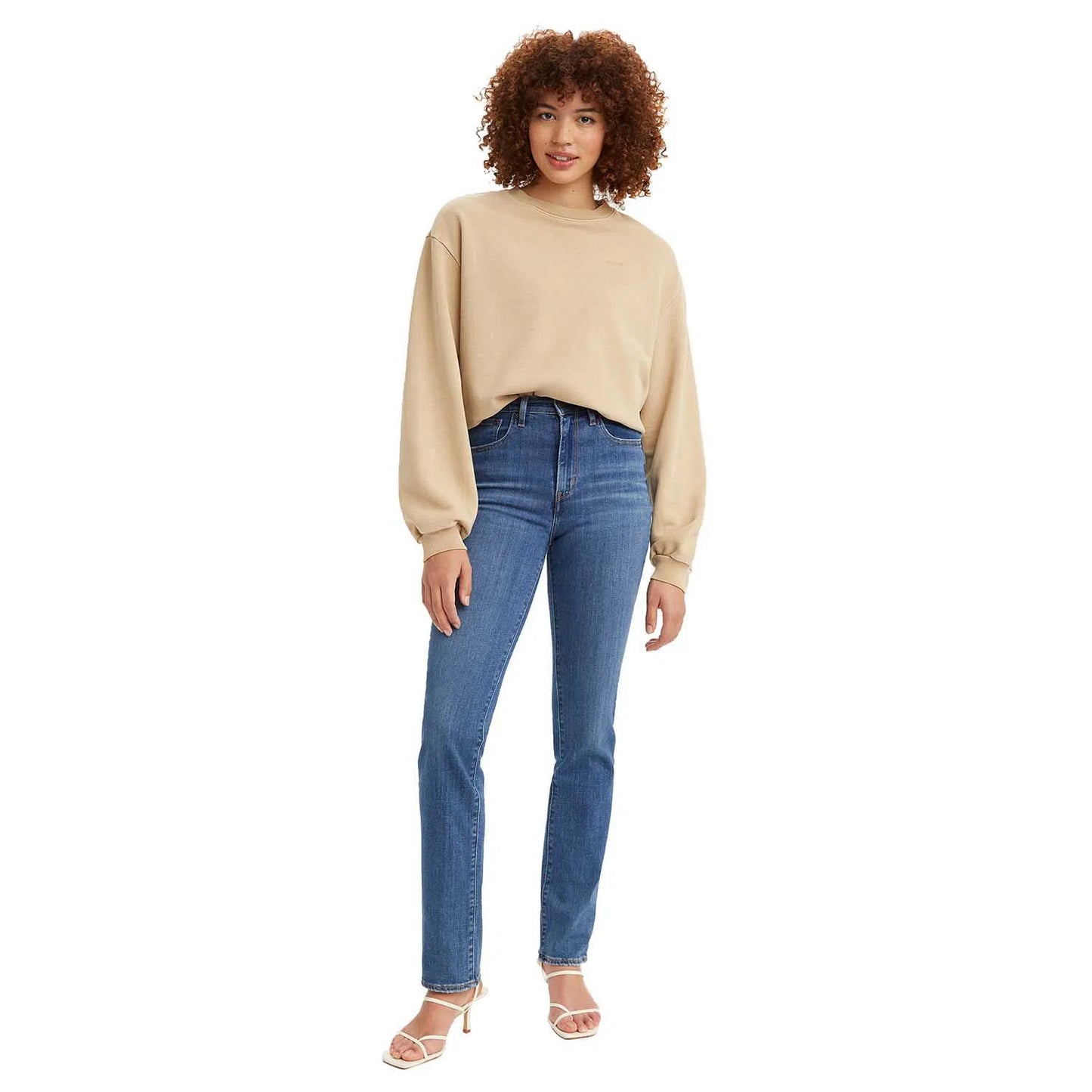 Calça Feminina Jeans Levis 724 High Rise Straigth